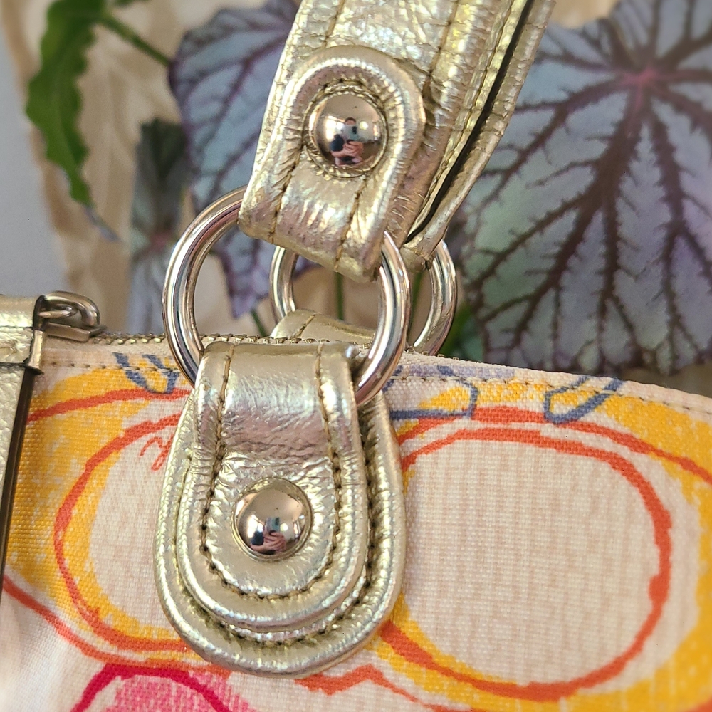 Coach Multicolor Poppy Tote - Large - Picture 9 of 11
